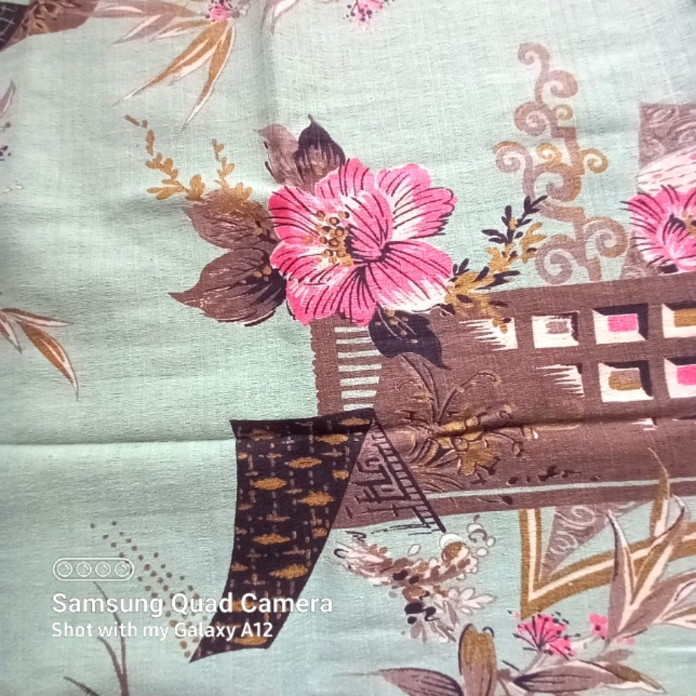 Bark Cloth LOT 40s 50s - Picture 10 of 15
